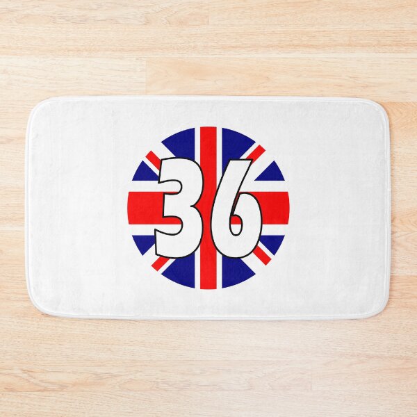 Item preview, UK flag with number 36 - thirty six designed and sold by AllShirts21.