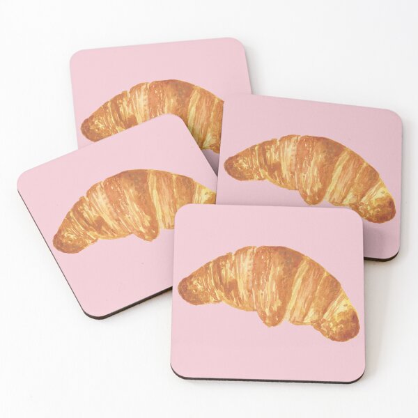 Item preview, Croissant on pink designed and sold by Kimmygowland.