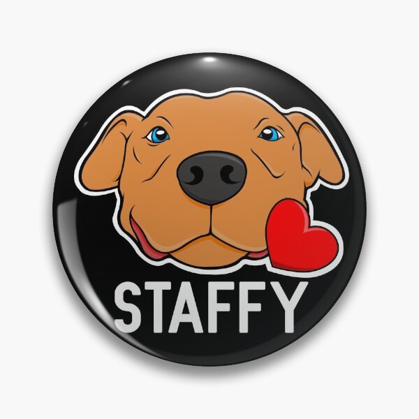 Item preview, Staffy Golden and smiling - Staffordshire Bull Terrier Design designed and sold by Cameronckjc.