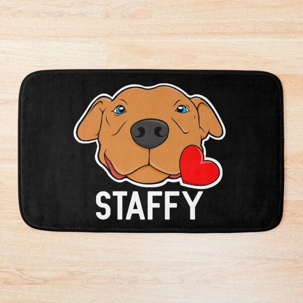 Item preview, Staffy Golden and smiling - Staffordshire Bull Terrier Design designed and sold by Cameronckjc.