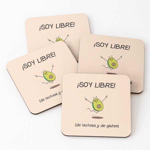 Item preview, I'm free from lactose and gluten (Spanish version) designed and sold by TheSpecialDiet.