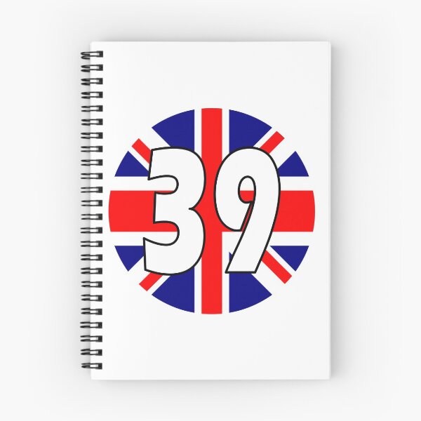 Item preview, UK flag with number 39 - thirty nine designed and sold by AllShirts21.