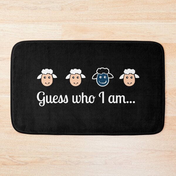 Item preview, Guess Who I Am? Black Sheep of The Family - Black Sheep - Ewe Mad Bro designed and sold by JukeLox.
