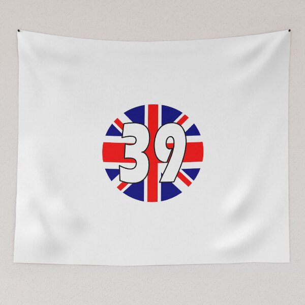 Item preview, UK flag with number 39 - thirty nine designed and sold by AllShirts21.