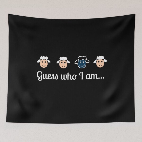 Item preview, Guess Who I Am? Black Sheep of The Family - Black Sheep - Ewe Mad Bro designed and sold by JukeLox.