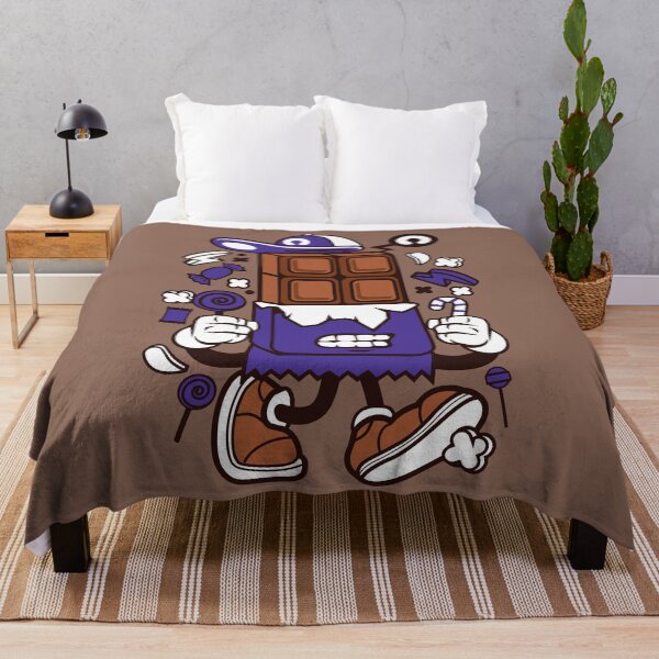 Item preview, Chocolate bar Cartoon Character T-shirt design for chocolate lovers. designed and sold by Nickelparis.