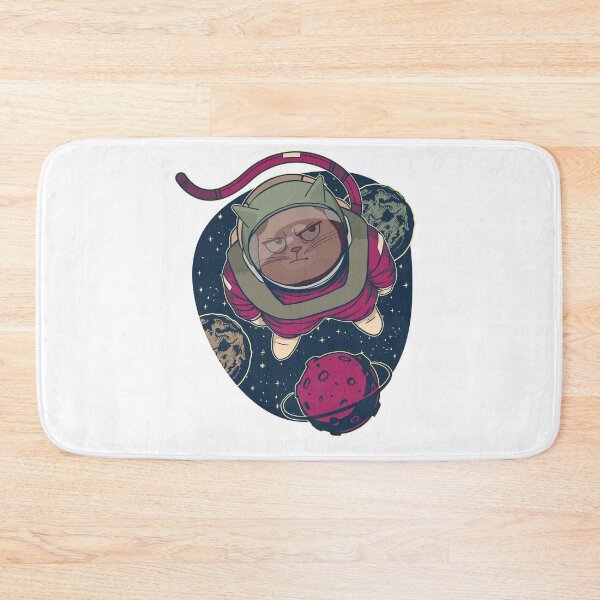 Artikelvorschau, ASTRONAUT CAT T-SHIRT entworfen und verkauft von CreationFirm.