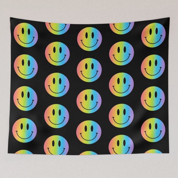 Item preview, Happy Face | Rainbow | Black |  designed and sold by HappyFaceCo.