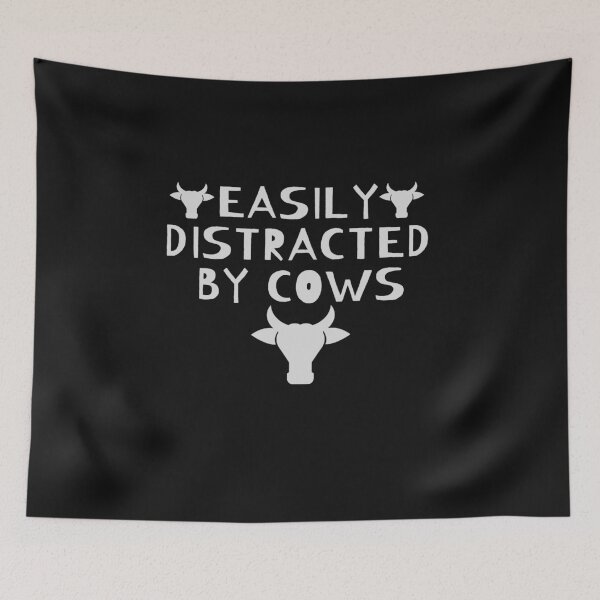 Item preview, Easily Distracted By Cows designed and sold by walidsam07.