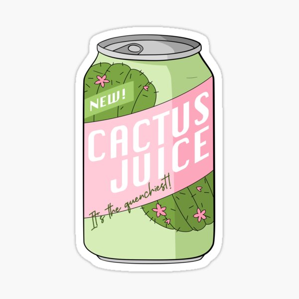 Cactus Juice Sticker