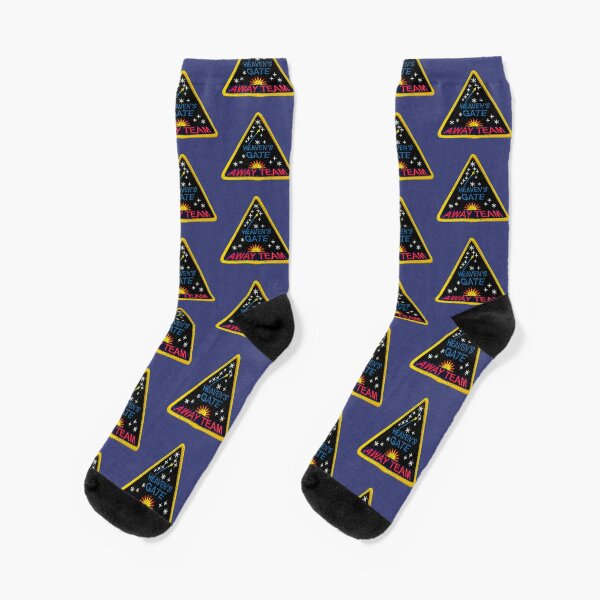 Death Cult Heavens Gate Away Team Patch Socks