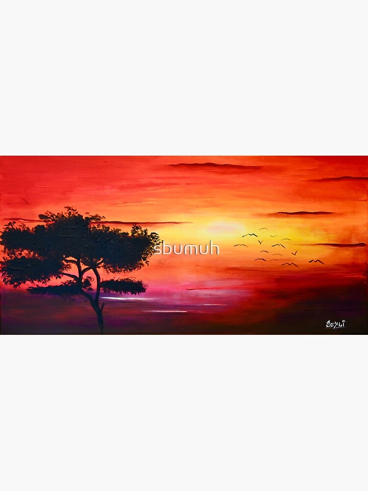 Prints Art & Collectibles Africa Wall Art Poster Unframed Sunset in