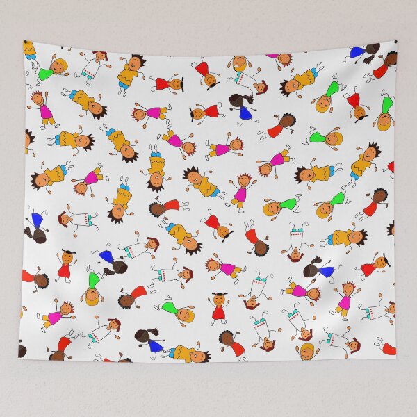 Item preview, Children Doll Pattern Flowers Flower Texture Textile designed and sold by R.U BOLD.