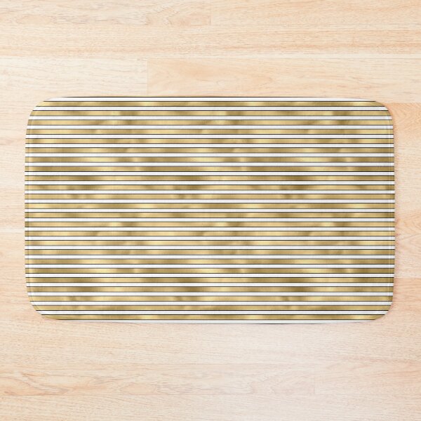 Item preview, Stripes Heraldic Black and Gold Pattern designed and sold by digitalvintage.