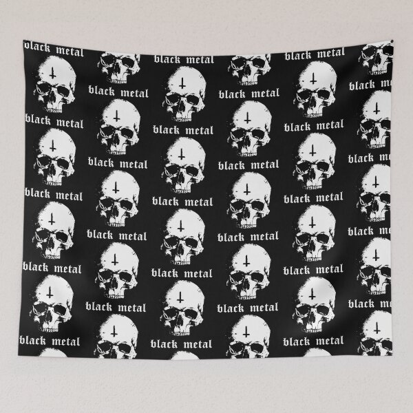 Item preview, Black Metal Skull designed and sold by heavyuzer.