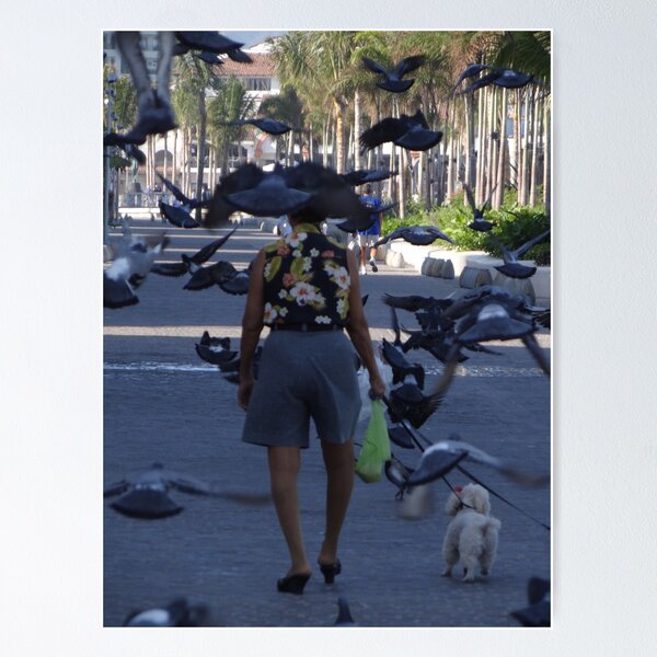 Item preview, The Dog, The Lady And The Doves - El Perro, La Señora Y Las Palomas designed and sold by Bernhard Matejka.