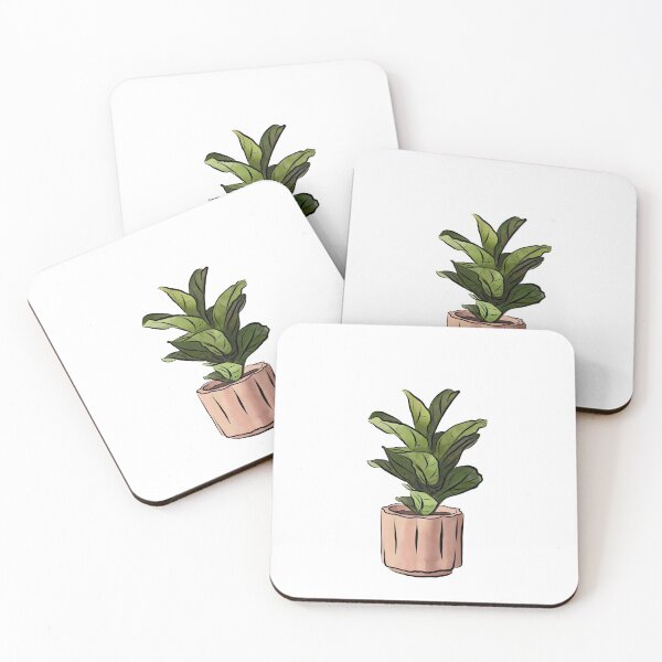Item preview, Fiddle Leaf Fig Plant Watercolor Illustration designed and sold by laurenthimmesch.