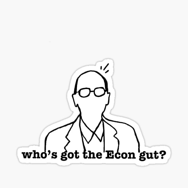 Who's got the Econ gut? Sticker