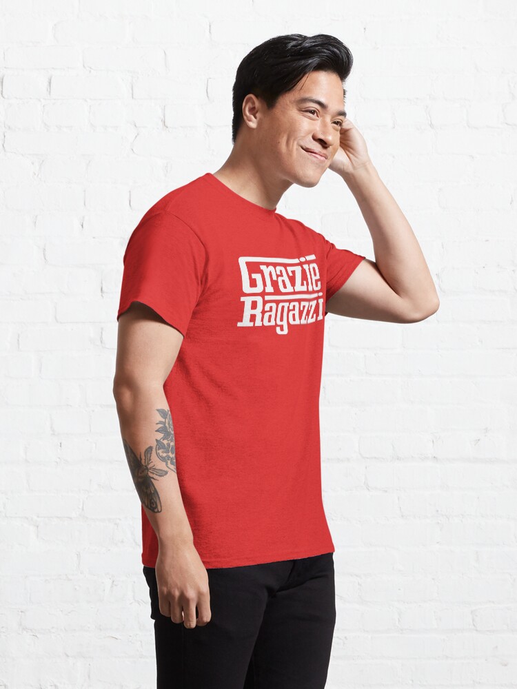 Alternate view of Grazie Ragazzi Check White Classic T-Shirt