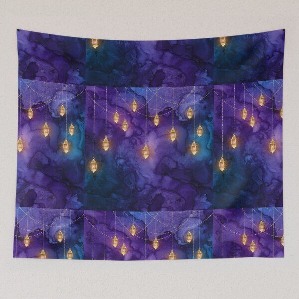 Item preview, Midnight Marrakesh Lights Pattern designed and sold by digitalvintage.