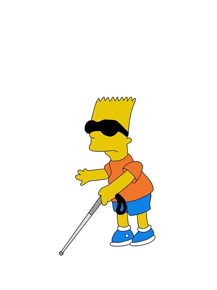 sad boy bart Sticker for Sale by Drayziken