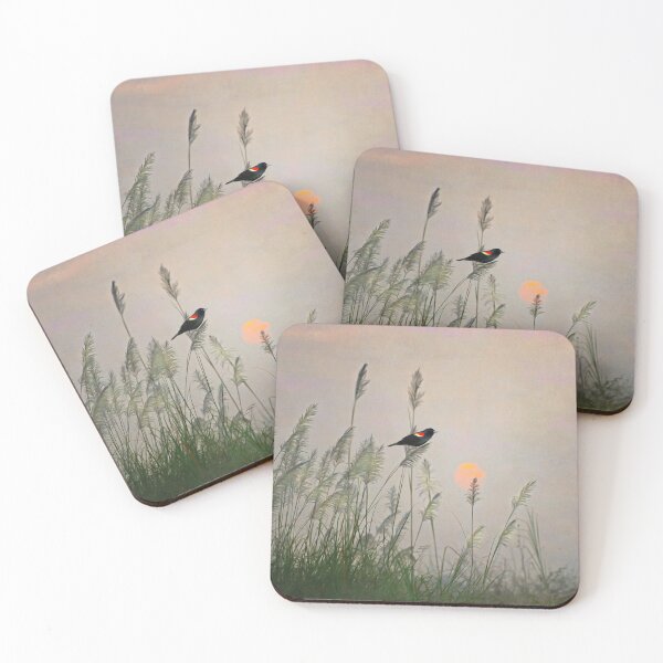 Item preview, Red-winged Blackbird at Dusk designed and sold by FineArtography.