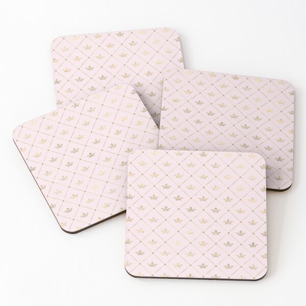 Item preview, Pink and Gold Princess Pattern designed and sold by digitalvintage.
