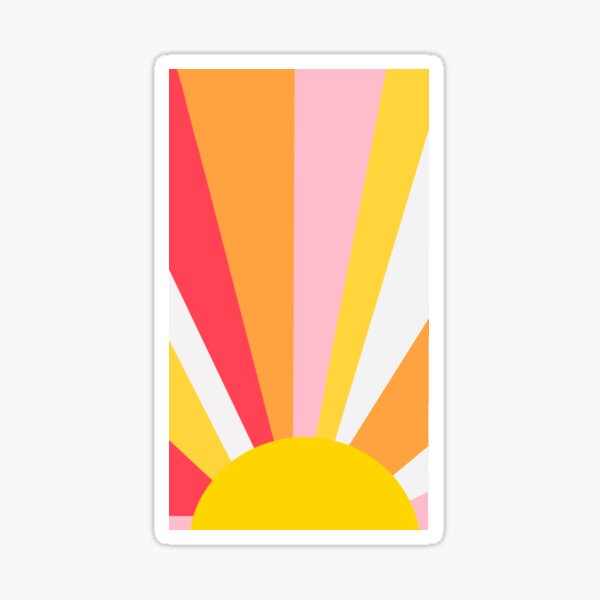Sun Rays Sticker