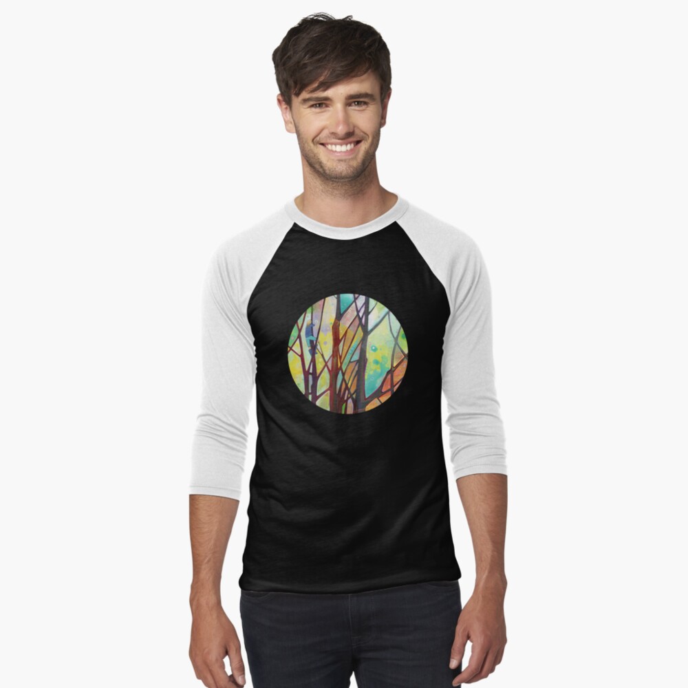 Item preview, Baseball ¾ Sleeve T-Shirt designed and sold by gwennpaints.