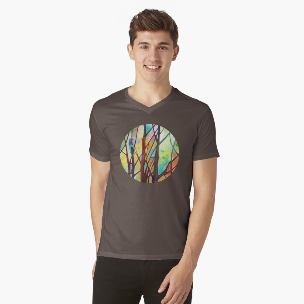 Item preview, V-Neck T-Shirt designed and sold by gwennpaints.