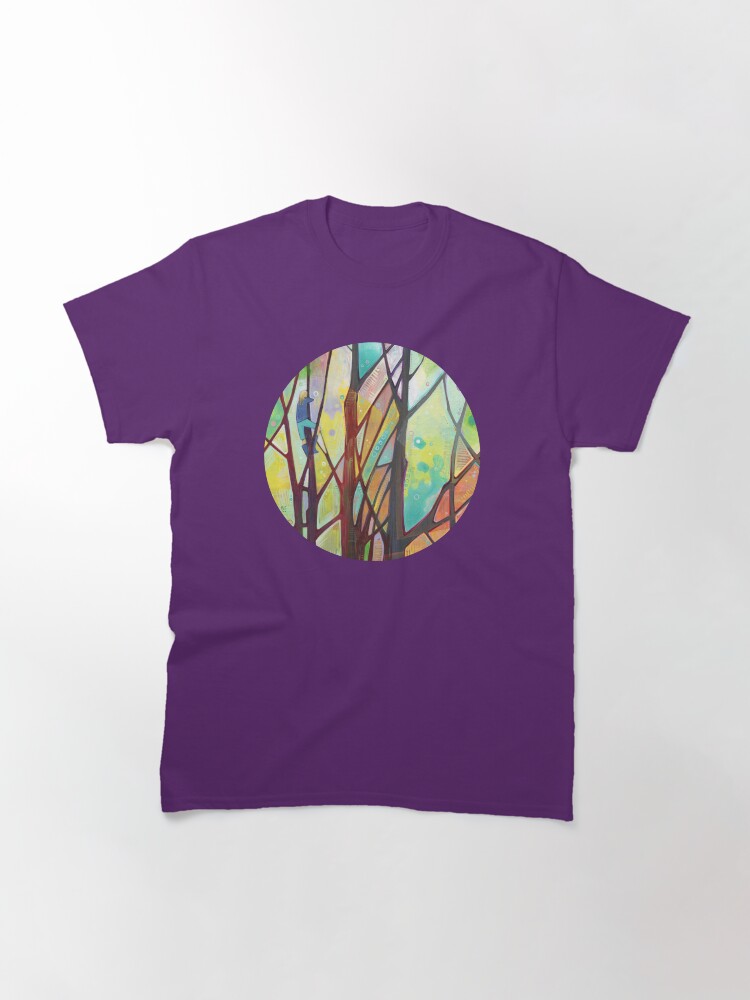 Alternate view of Girl Climbing a Tree Painting - 2012 Classic T-Shirt