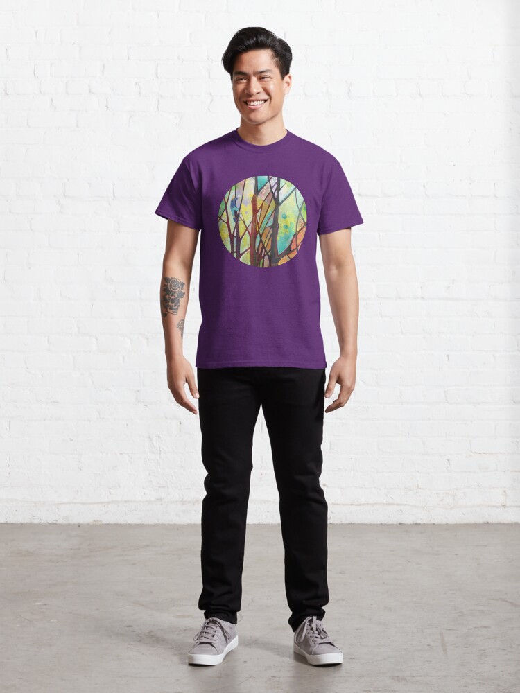 Alternate view of Girl Climbing a Tree Painting - 2012 Classic T-Shirt