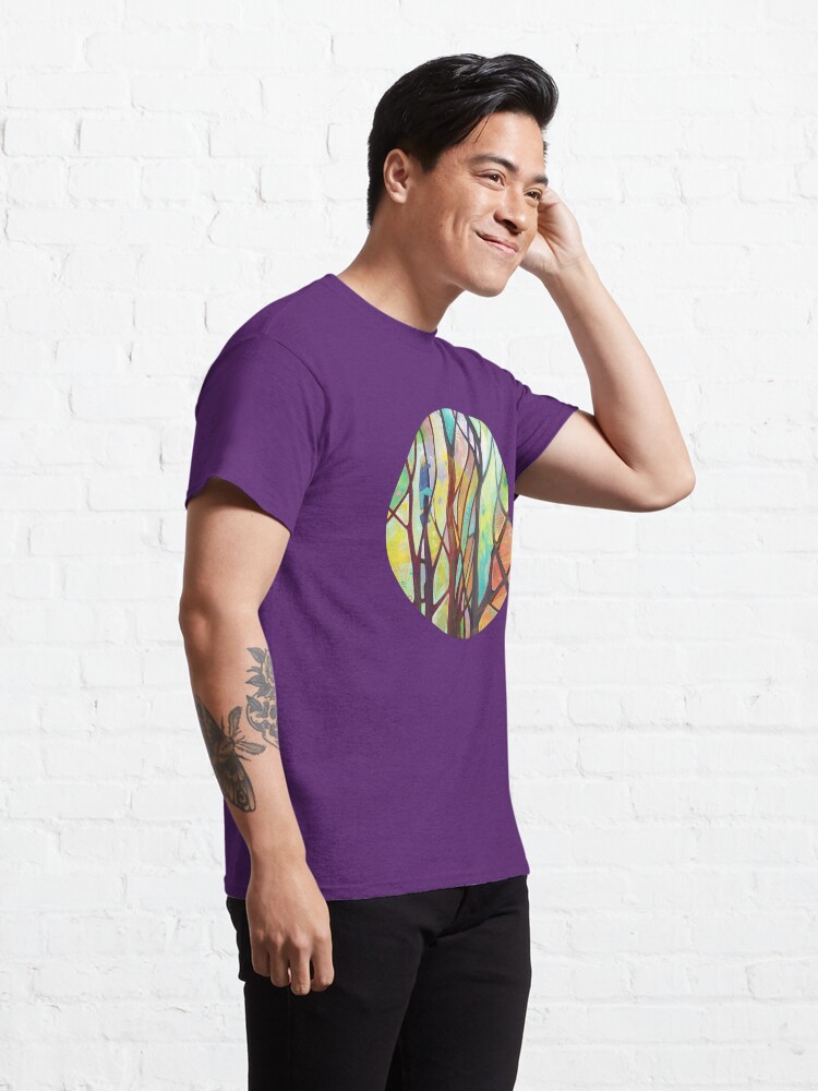 Alternate view of Girl Climbing a Tree Painting - 2012 Classic T-Shirt