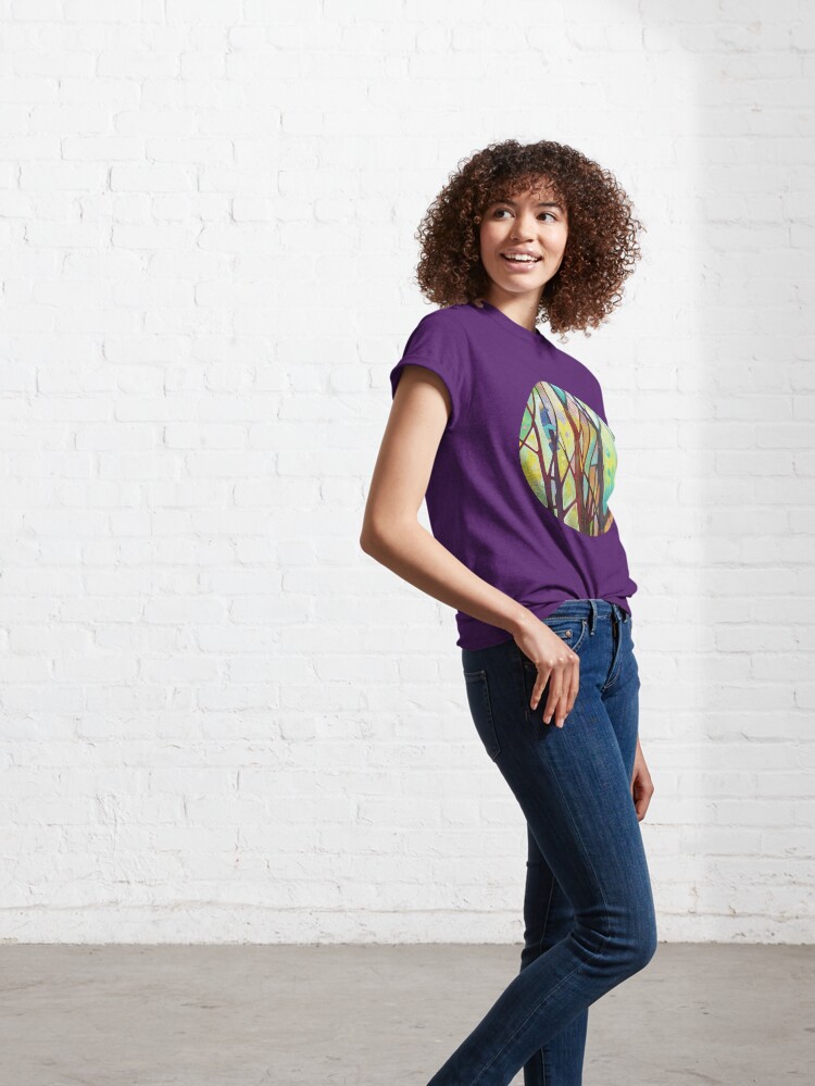Alternate view of Girl Climbing a Tree Painting - 2012 Classic T-Shirt
