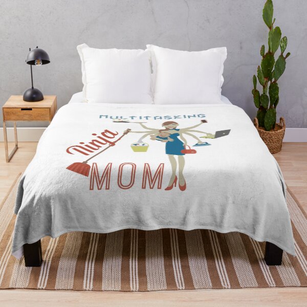 Item preview, Mother's Day Ninja Mother Multitasking designed and sold by DabGraphic.