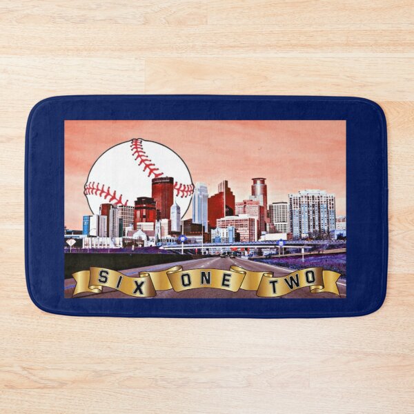 Item preview, Minneapolis Skyline Baseball Fan 612 Six One Two designed and sold by B1GSportswear.