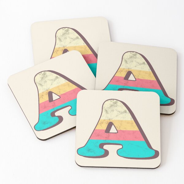 Item preview, A letter, vintage alphabet, typography, font designed and sold by OkihanaShop.