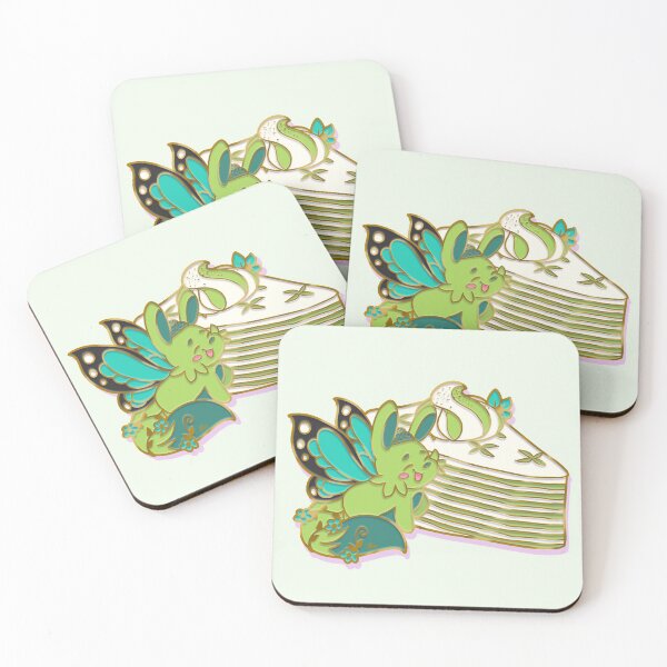 Item preview, Faux Enamel Matcha Crepe Cake designed and sold by MynnuB.