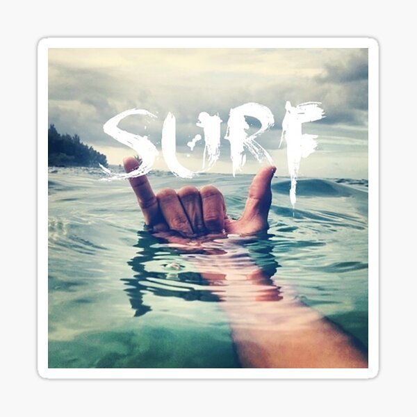 Surf life Sticker