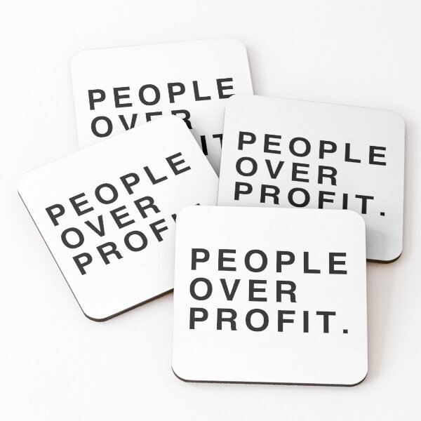 Item preview, People Over Profit designed and sold by oddweather.