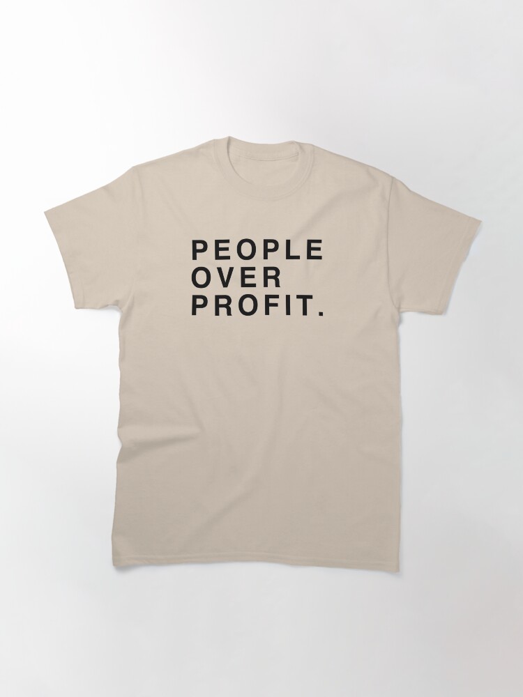 people over profit t shirt