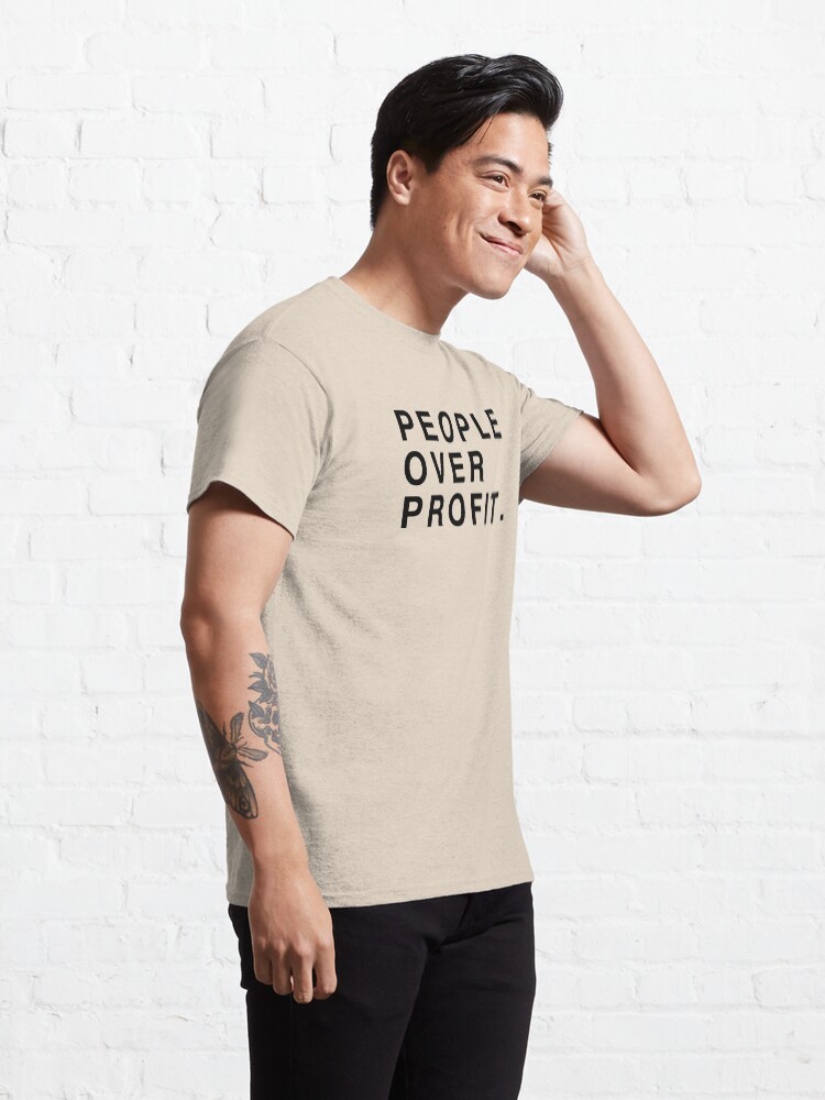 people over profit t shirt