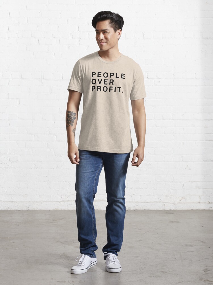 people over profit t shirt