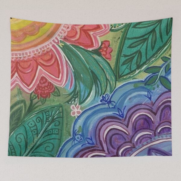 Item preview, Morining Glory Flower Painting designed and sold by bipolarvirgoart.