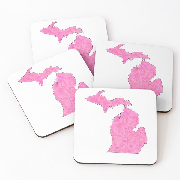 Item preview, Michigan - Pink (v.1) designed and sold by sydneykelley01.