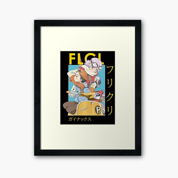 Artikel-Vorschau von FLCL Fooly Cooly Haruko Naota Karte Anime, designt und verkauft von kino-san.