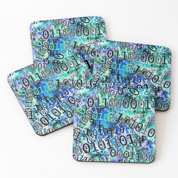 Item preview, Geek Nerd Binary Code Pattern designed and sold by 99stars.