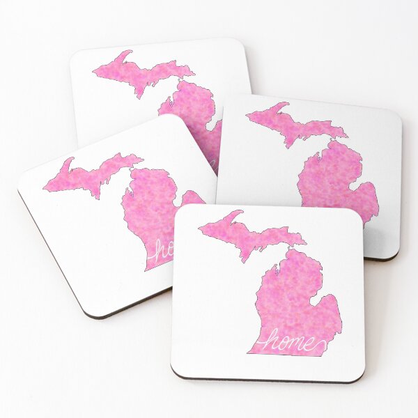 Item preview, Michigan - Pink (v.3) designed and sold by sydneykelley01.