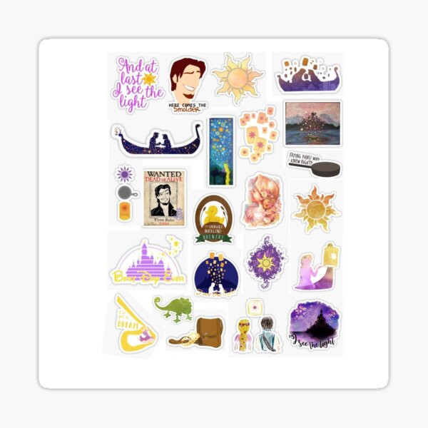 Tangled Sticker Pack Sticker