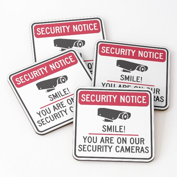 Item preview, Security Notice - Smile Youre on camera designed and sold by unionpride.
